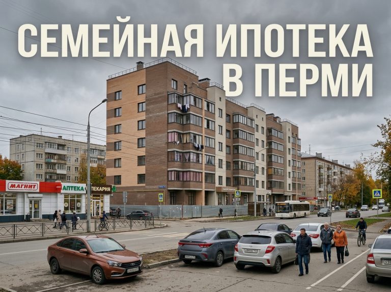 Новостройки Перми на улице Советской Армии