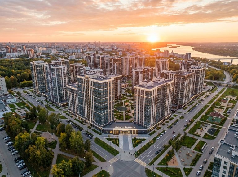 Новостройки на улице Сибирской в Перми