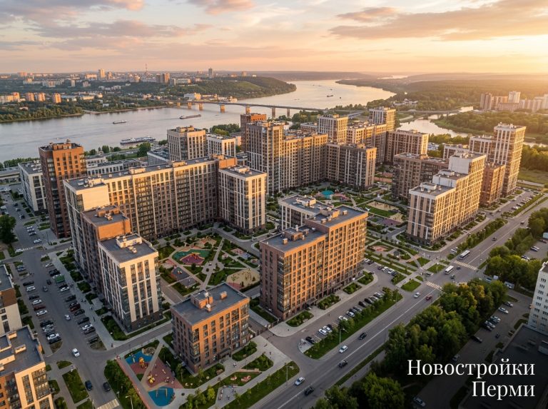 Новостройки Перми на улице Горького