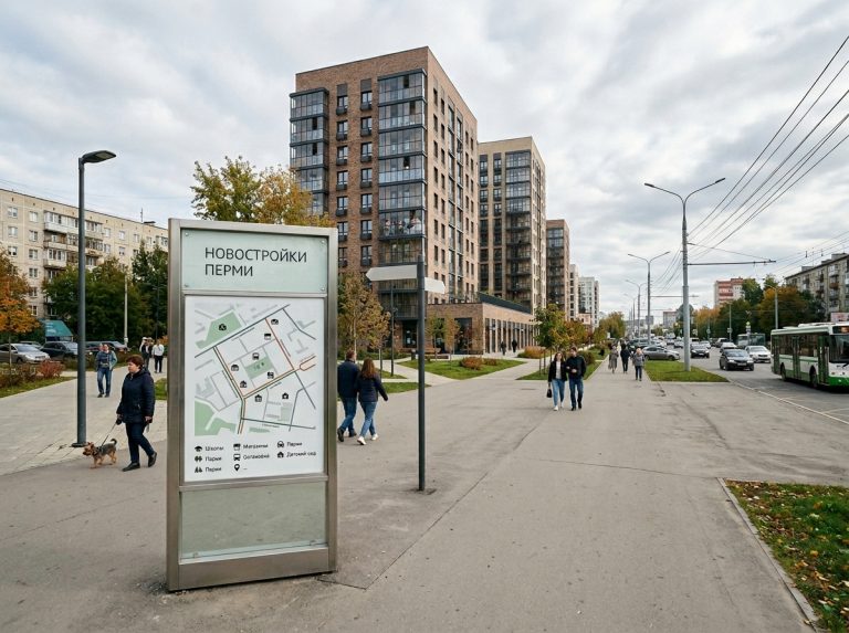Новостройки Перми на Гайве